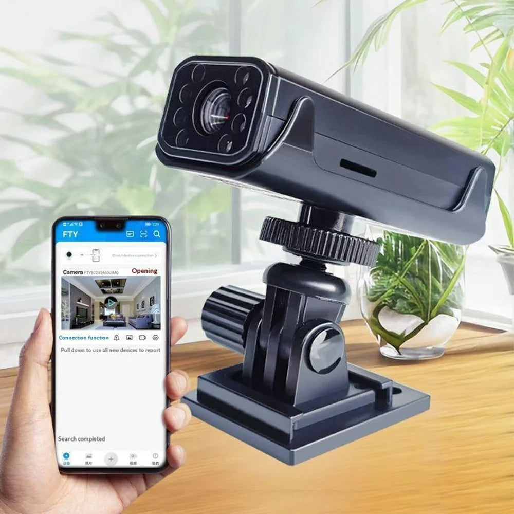 A10 Phone Remote Smart Security Camera Wireless WiFi HD Camera with IR Night Vision for Home - 4
