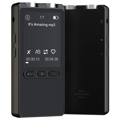 N27 Portable Bluetooth-compatible MP3 Player Large Storage Multi-Language Recorder 20H Long Standby One-Click Recording Audio Player - 1