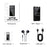 N27 Portable Bluetooth-compatible MP3 Player Large Storage Multi-Language Recorder 20H Long Standby One-Click Recording Audio Player - 7
