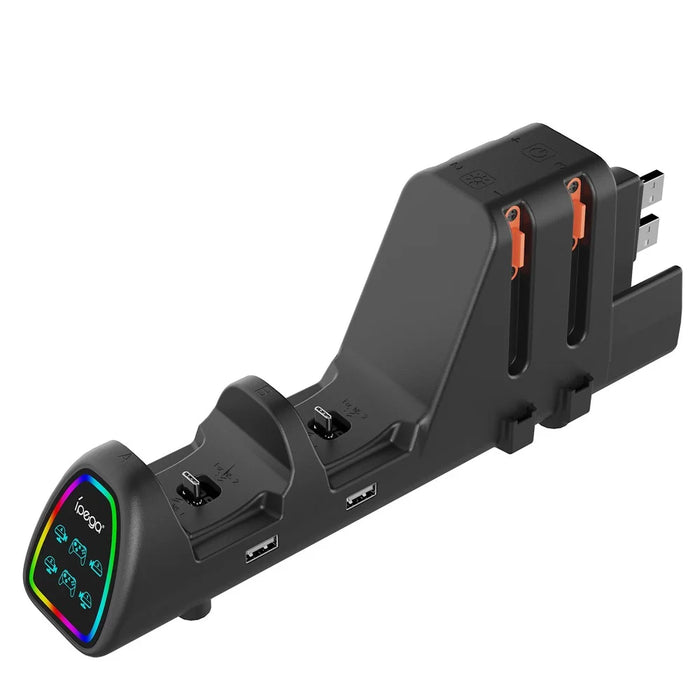 IPEGA PG-SW2187 10 in 1 RGB Charging Dock for Nintendo Switch / Switch 2 Joypad and Pro Controllers - 2