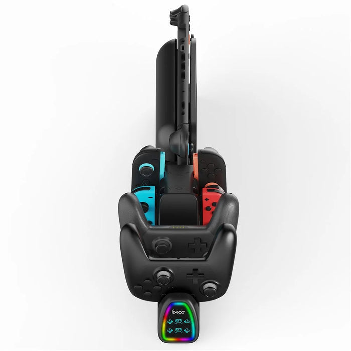 IPEGA PG-SW2187 10 in 1 RGB Charging Dock for Nintendo Switch / Switch 2 Joypad and Pro Controllers - 3