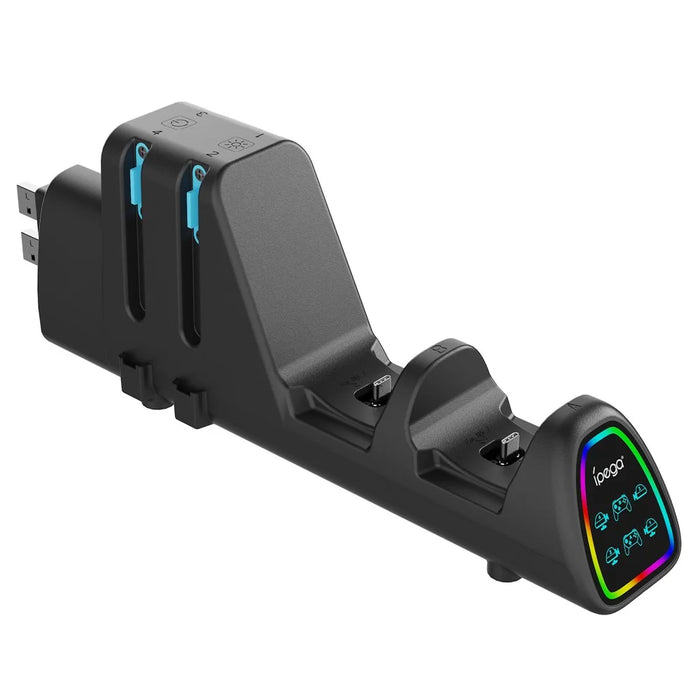 IPEGA PG-SW2187 10 in 1 RGB Charging Dock for Nintendo Switch / Switch 2 Joypad and Pro Controllers - 5