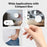 SWITCH-01 Tuya Zigbee Scene Switch Smart Home Control Panel Wireless Remote with Click, Double Click - White - 7