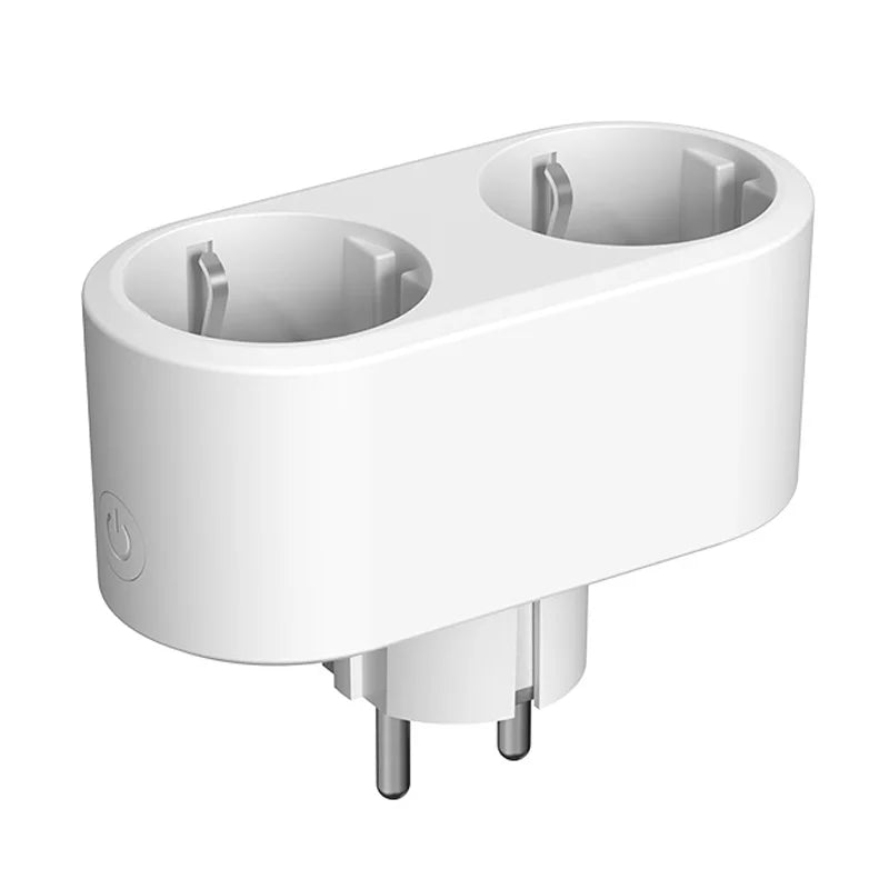 EU WiFi Smart Plug Socket Voice Control Home Appliances Power Monitor Timing Outlet Works with Alexa/Google Assistant - 1