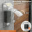 E10 Video Doorbell Waterproof Cover Anti-Theft Mounting Bracket Wireless Ring Button Dustproof Protector Shield for Outdoor Indoor - Transparent - 5