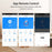 NEO ZigBee NAS-PS09B Human Presence Sensor Smart Millimeter-Wave Radar Monitor with Remote App Control - White - 7