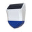 NEO ZigBee NAS-AB06B IPX5 Waterproof Solar Sound and Light Alarm Smart Outdoor Security Sensor with App Control - 1