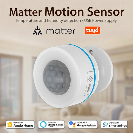 NEO NAS-PD07TM Matter Thread Smart PIR Motion Sensor USB Powered Wireless Human Body Infrared Detector (without Battery) - 2