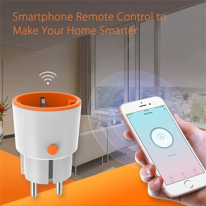 NEO NAS-WR01BH 16A ZigBee 3.0 Smart Plug Smart Wireless Remote Control Power Plug with Energy Monitoring, EU Plug - 4