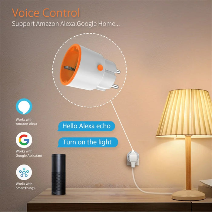 NEO NAS-WR01BH 16A ZigBee 3.0 Smart Plug Smart Wireless Remote Control Power Plug with Energy Monitoring, EU Plug - 7