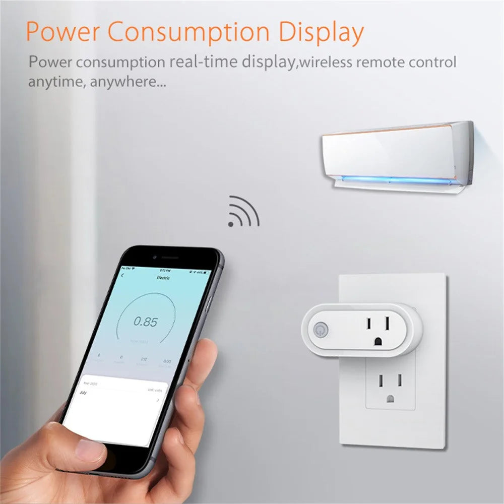 NEO NAS-WR12BH 15A ZigBee 3.0 Smart Plug Energy Monitoring Power Outlet Works with Apple HomeKit / Google Assistant / Amazon Alexa, US Plug - 6