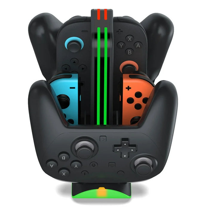 DOBE FOMIS ELECTRONICS TNS-51101 Charging Dock for Nintendo Switch Joysticks / Pro Controllers RGB LED Charging Station - 3