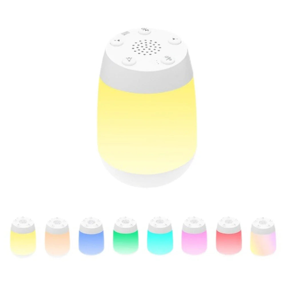 MBZ-305 Portable White Noise Sleep Aid Battery Powered Baby Soothing Machine with Night Light and Timer - 2