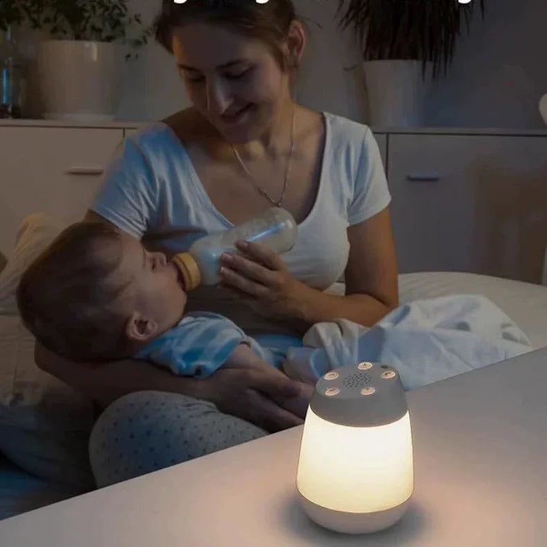 MBZ-305 Portable White Noise Sleep Aid Battery Powered Baby Soothing Machine with Night Light and Timer - 7