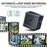 W03 Smart Alarm Wireless Security Camera Motion Detection Mini Battery Camera with Removable Stand for Home, No Card - Black - 5