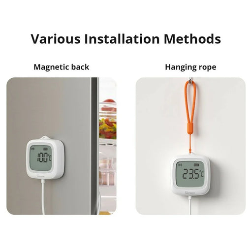 SONOFF SNZB-02LD Zigbee 3.0 LCD Smart Thermometer with Probe for Pool Bathtub Fridge Temperature Sensor - 2