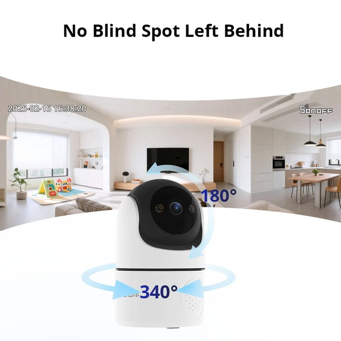SONOFF CAM-PT2 Smart Security Camera 1080P HD Indoor Camera with Two-Way Audio  /  Night Vision  /  Human Detection - 5