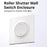 SONOFF ERBS For Sonoff MINI-RBS  /  MINI-ZBRBS Smart Curtain Roller Shutter Wall Switch Module Enclosure - 5