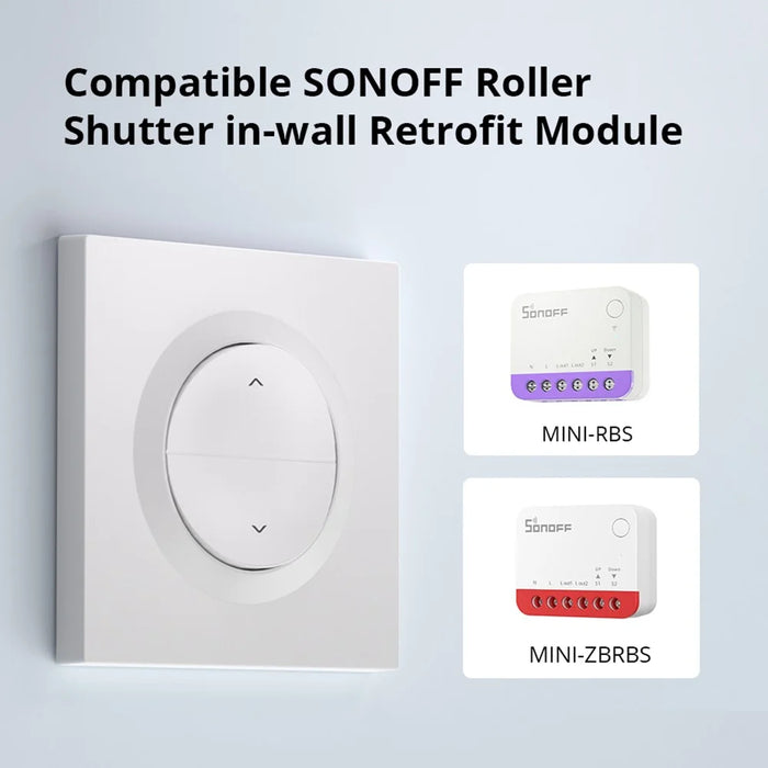 SONOFF ERBS For Sonoff MINI-RBS  /  MINI-ZBRBS Smart Curtain Roller Shutter Wall Switch Module Enclosure - 6