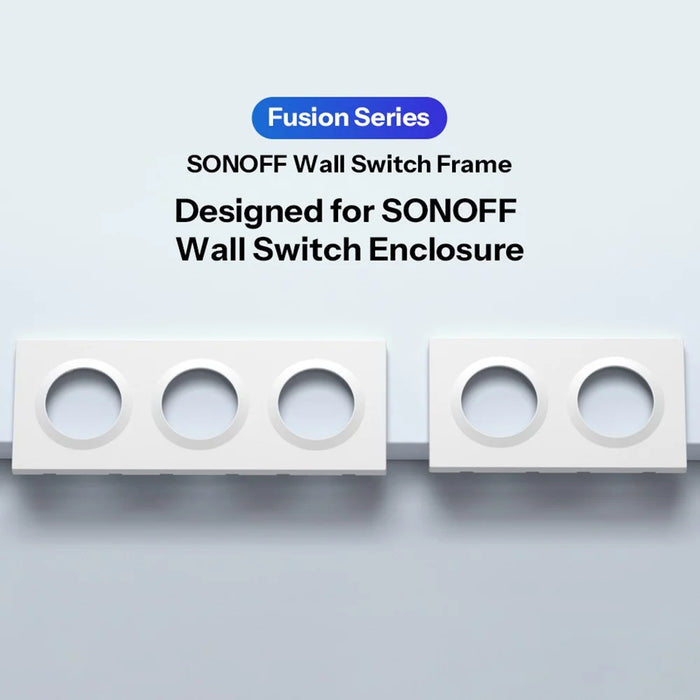 SONOFF EF2G 2-Gang Wall Switch Frame Plastic Junction Box Module Enclosure, 157x86mm - 4