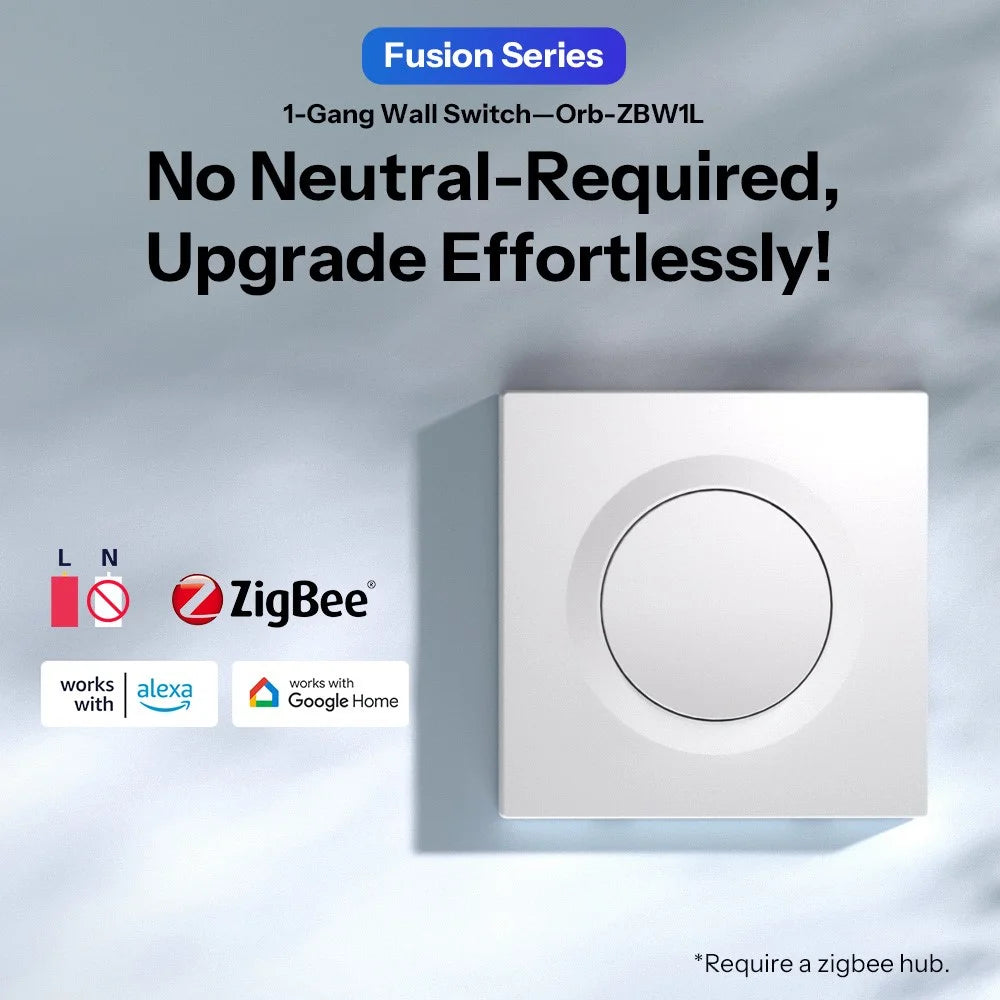SONOFF ZBMINIL2-E Zigbee Smart Wall Switch No Neutral Required Seamless Integration with Voice Assistant - 5