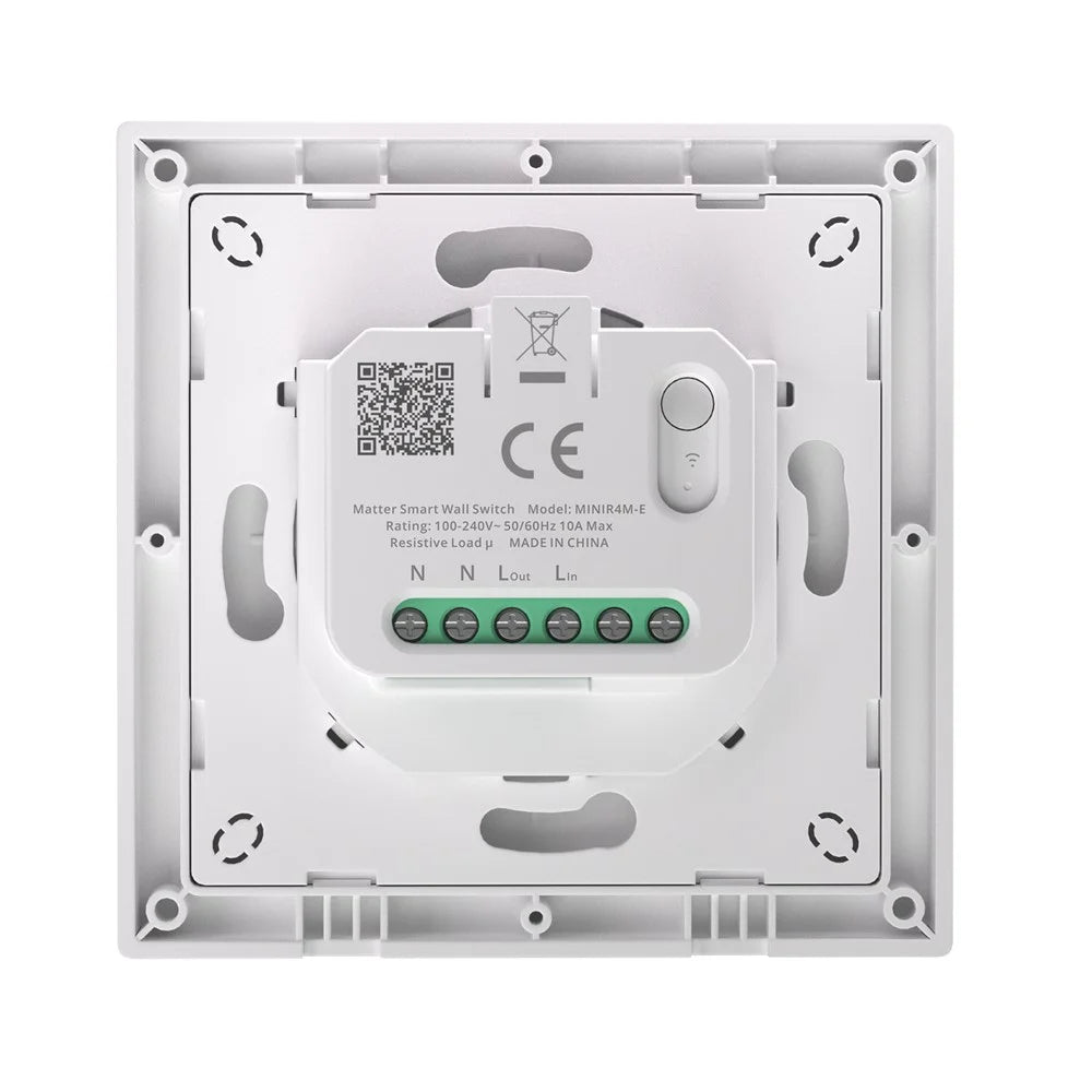 SONOFF MINIR4M-E Matter WiFi 1-Gang Wall Smart Light Switch Voice Control Works with Apple Home / Amazon Alexa / Google Home - 3