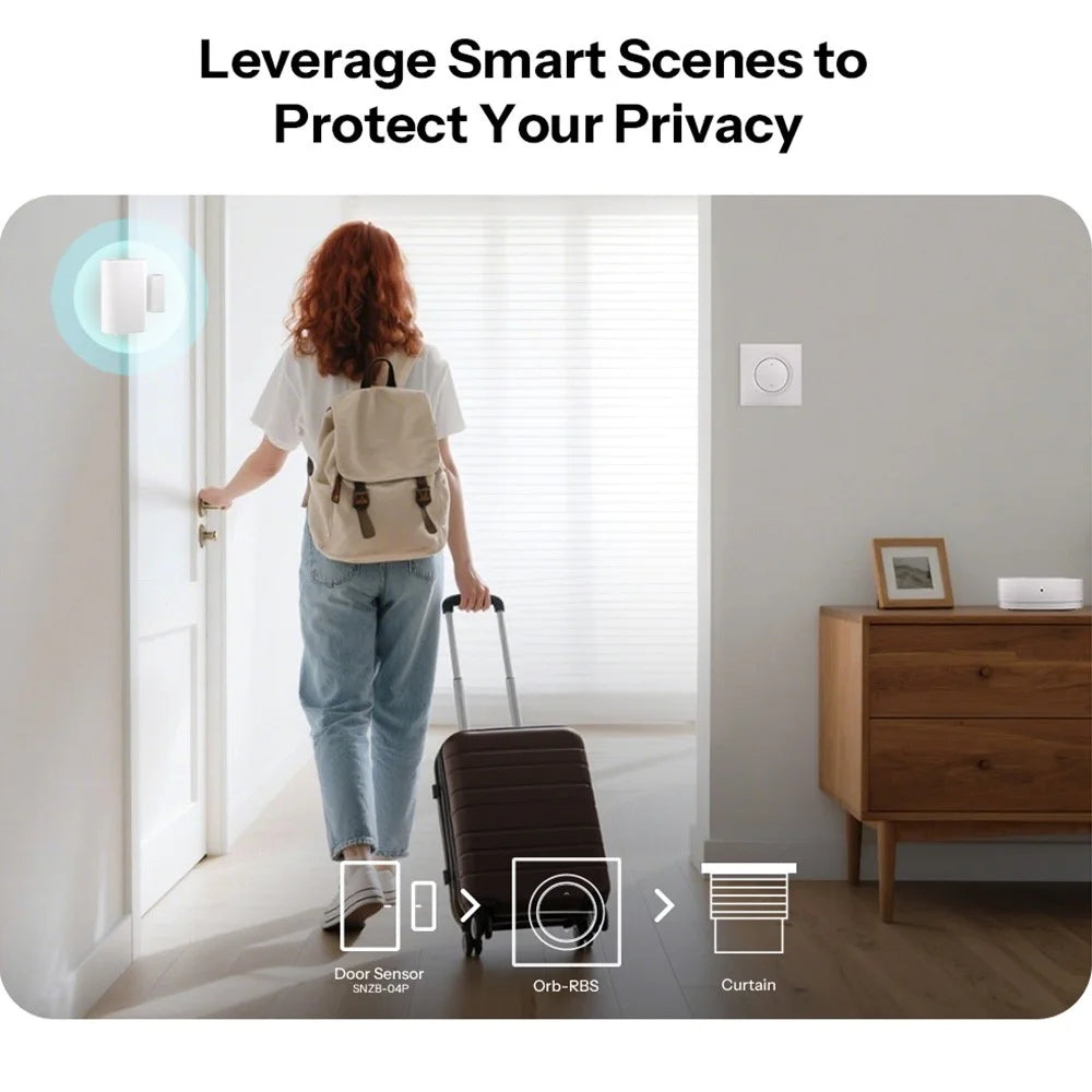 SONOFF MINI-RBS-E Matter Compatible WiFi Smart Roller Blind Switch Curtain Controller with Timer Function - 6