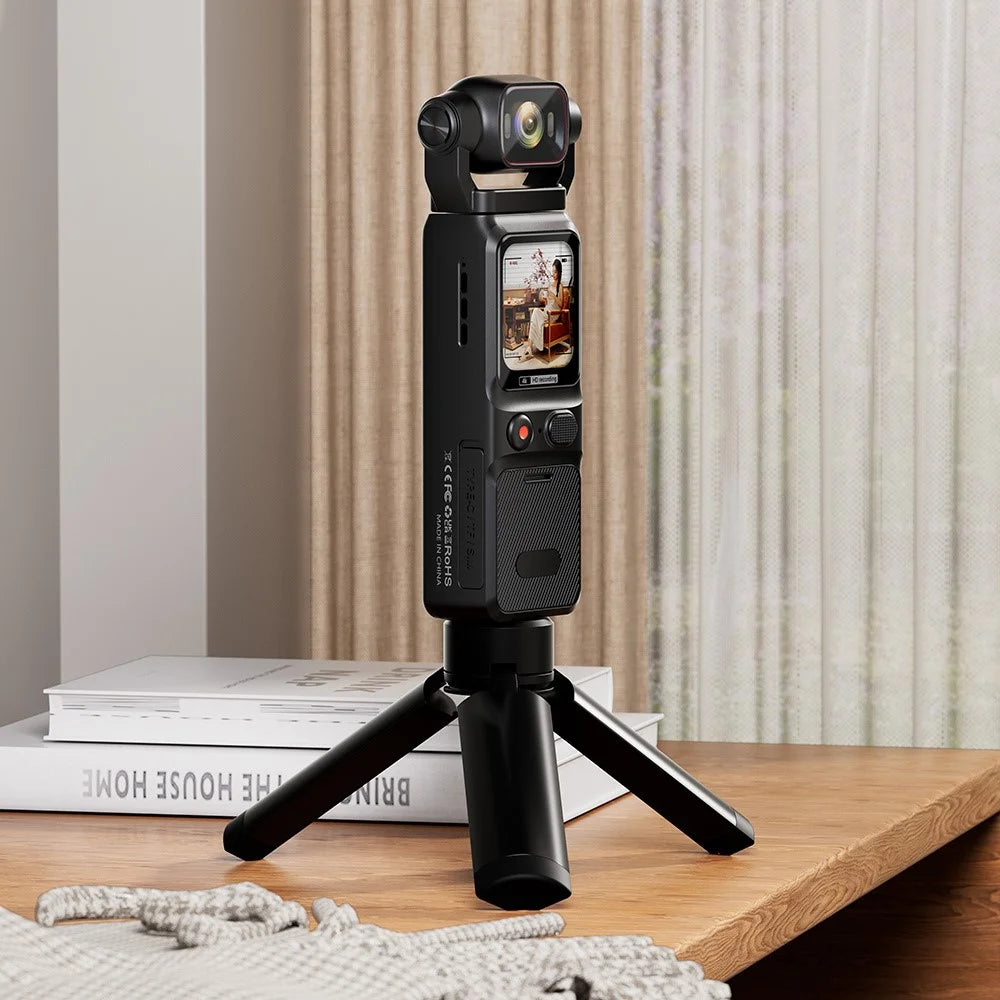 L18C 4G Remote HD Camera Rotatable Lens Conference Outdoor Recorder 4K Portable Handheld Sports Camera (Southeast Asia Version) - Black - 4