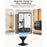 L31 180-Degree Rotating Mini Camera Ultra HD Smart Recorder with Motion Detection Alarm Push Notifications - Black - 4