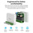 SONOFF MINI-2GS 2-Gang Smart Switch WiFi Matter-Compatible with Dual Load Control  /  Voice Assistant for Home Automation - White - 5