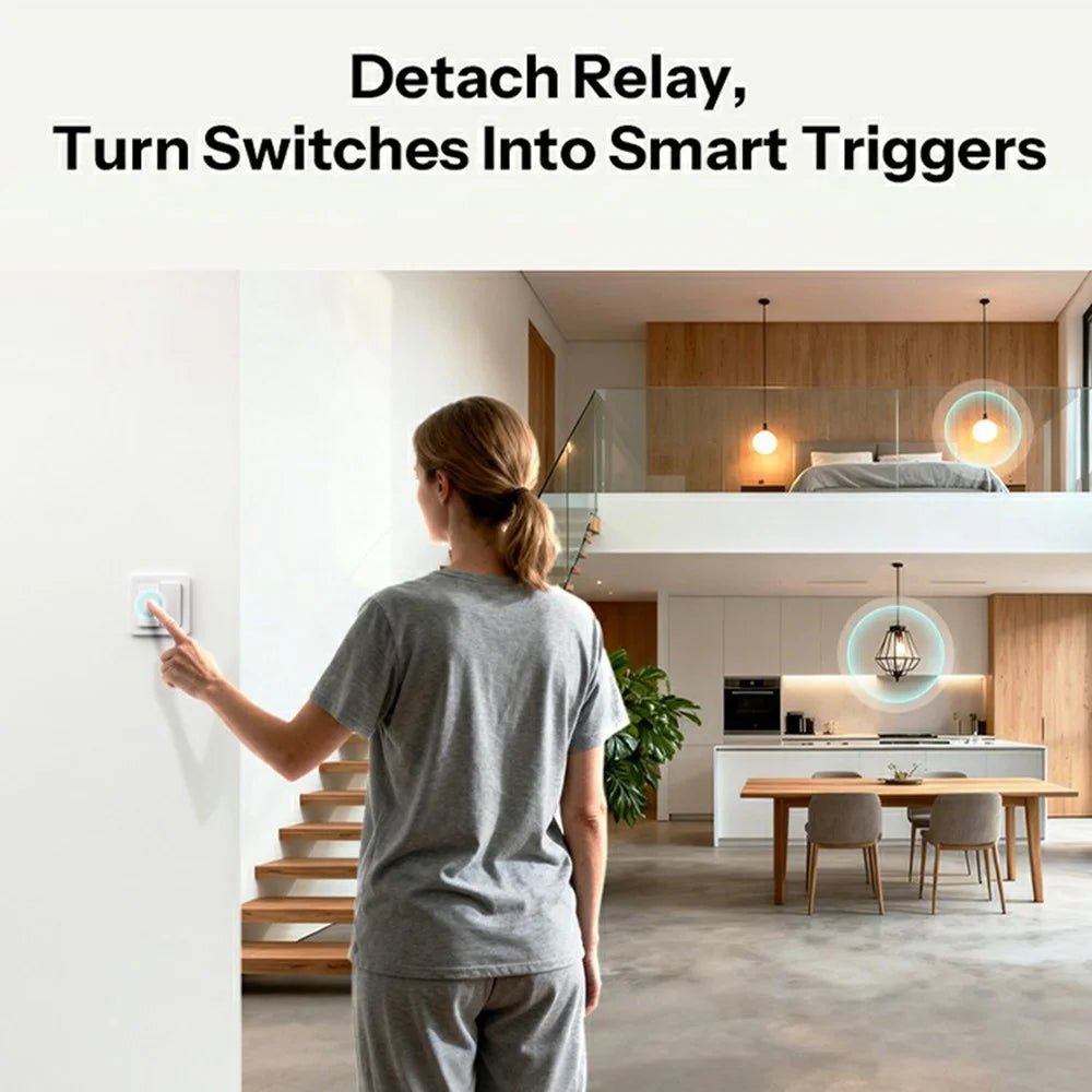 SONOFF MINI-ZB2GS-L 2-Gang Zigbee Smart Switch with APP / Voice Control for Home Automation - White - 4