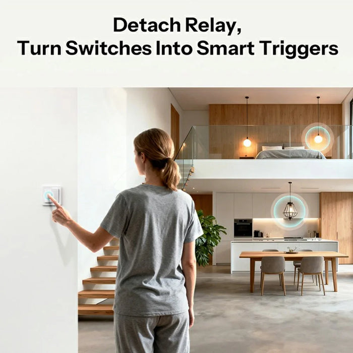 SONOFF MINI-ZB2GS-L 2-Gang Zigbee Smart Switch with APP / Voice Control for Home Automation - White - 4