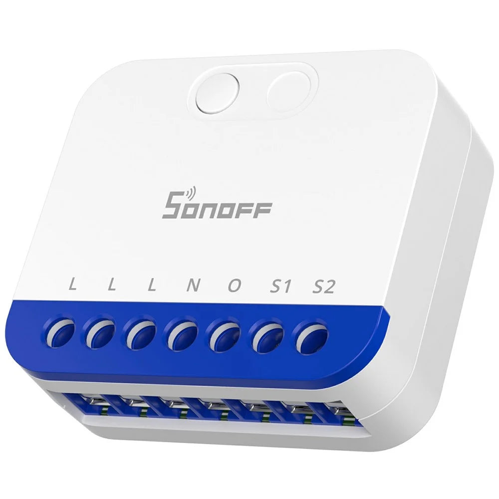 SONOFF MINI-DIM Matter Over WiFi Dimmer Switch Smart Lighting Module for LED / Incandescent / Halogen Lamps - White - 1
