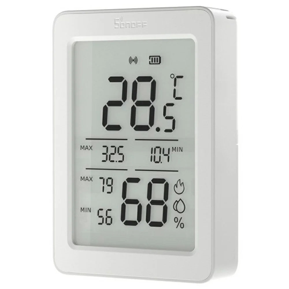 SONOFF SNZB-02DR2 Zigbee Temperature Humidity Sensor 3.6 Inch LCD Display Remote Monitoring Smart Home Integration - White - 2