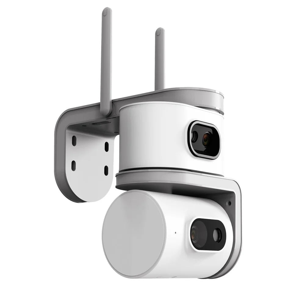 QD01 Dual Screen Camera Night Vision Automatic Tracking WiFi IP Surveillance Camera - EU Plug - 1