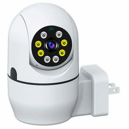 1080P HD WiFi Security Camera Plug-in Night Vision APP Control Camera Support AP / P2P Connection - White, EU Plug - 1
