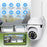 V380 WiFi PTZ Security Camera Night Vision Two Way Audio CMOS Sensor Monitor Camera - EU Plug  /  White - 2