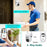 V380 WiFi PTZ Security Camera Night Vision Two Way Audio CMOS Sensor Monitor Camera - EU Plug  /  White - 7