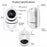 Two Way Audio Baby Monitor WiFi Camera 355 Degree Intelligent Security Camera with Microphone - White  /  EU Plug - 7