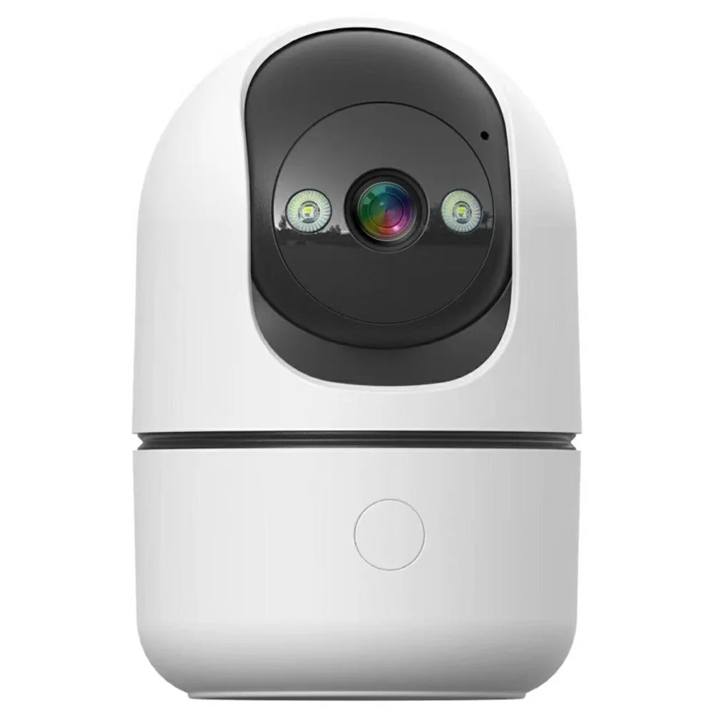 Wireless WiFi 3MP Baby Monitor Two Way Talk Humanoid Detection One Click Call Night Vision Security Camera - White  /  EU Plug - 1