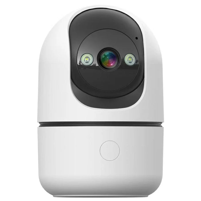 Wireless WiFi 3MP Baby Monitor Two Way Talk Humanoid Detection One Click Call Night Vision Security Camera - White  /  EU Plug - 1