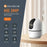 Wireless WiFi 3MP Baby Monitor Two Way Talk Humanoid Detection One Click Call Night Vision Security Camera - White  /  EU Plug - 3