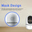 Wireless WiFi 3MP Baby Monitor Two Way Talk Humanoid Detection One Click Call Night Vision Security Camera - White  /  EU Plug - 7