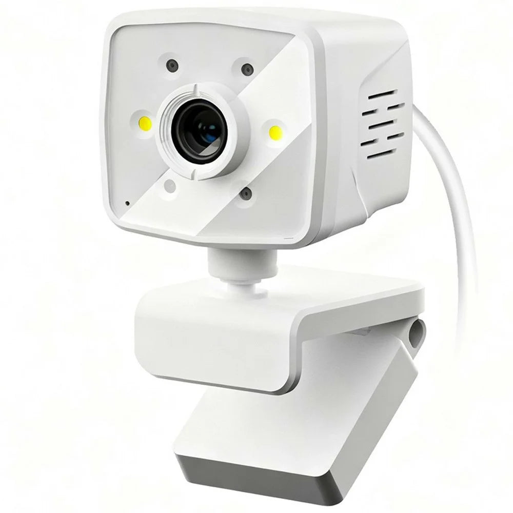 1080P Indoor IP Camera Wireless WiFi Security Camera with Night Vision / Two Way Audio - White - 1