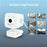 1080P Indoor IP Camera Wireless WiFi Security Camera with Night Vision / Two Way Audio - White - 4