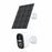T98 WiFi Tuya APP Control Camera Solar Powered Night Vision AI Digital NVR Cloud 2K 3MP Security Camera, 3.7V 5200mAh - White  /  EU Plug - 1