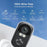 T98 WiFi Tuya APP Control Camera Solar Powered Night Vision AI Digital NVR Cloud 2K 3MP Security Camera, 3.7V 5200mAh - White  /  EU Plug - 3