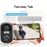 T98 WiFi Tuya APP Control Camera Solar Powered Night Vision AI Digital NVR Cloud 2K 3MP Security Camera, 3.7V 5200mAh - White  /  EU Plug - 6