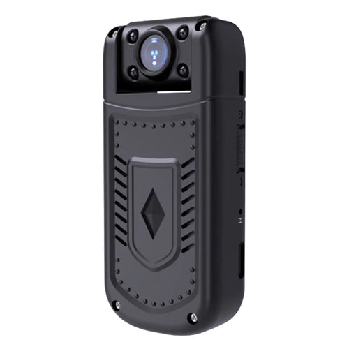 MD36 WiFi Security Camera HD 1080P Night Vision Wide Angle Cycling Recorder with Back Clip - Black - 1