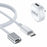 AMVR CK1 1.2m Magnetic Charging Cable for Quest 3  /  3S  /  Pro VR  Headset 18W Fast Charging Type-C Cable with Adapter - 1